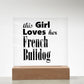 French Bulldog - Square Acrylic Plaque