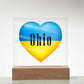 Ukrainian In Ohio - Square Acrylic Plaque