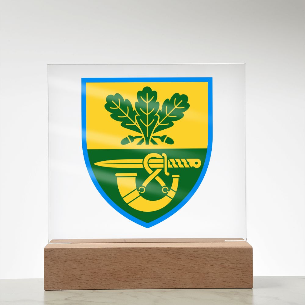 61st Jager Infantry Brigade (Ukraine) - Square Acrylic Plaque