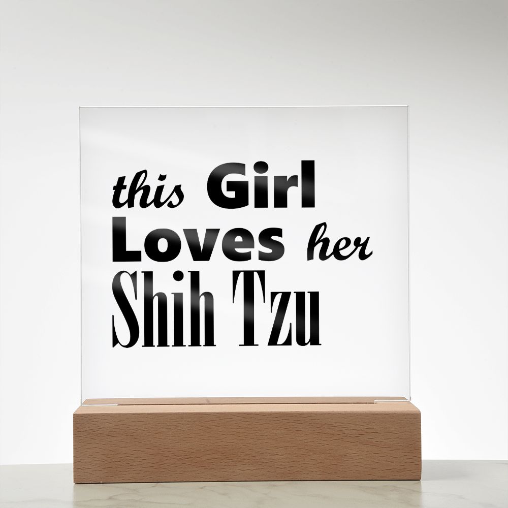 Shih Tzu - Square Acrylic Plaque