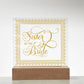 Sister of the Bride (Gold) - Square Acrylic Plaque