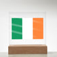 Irish Flag - Square Acrylic Plaque