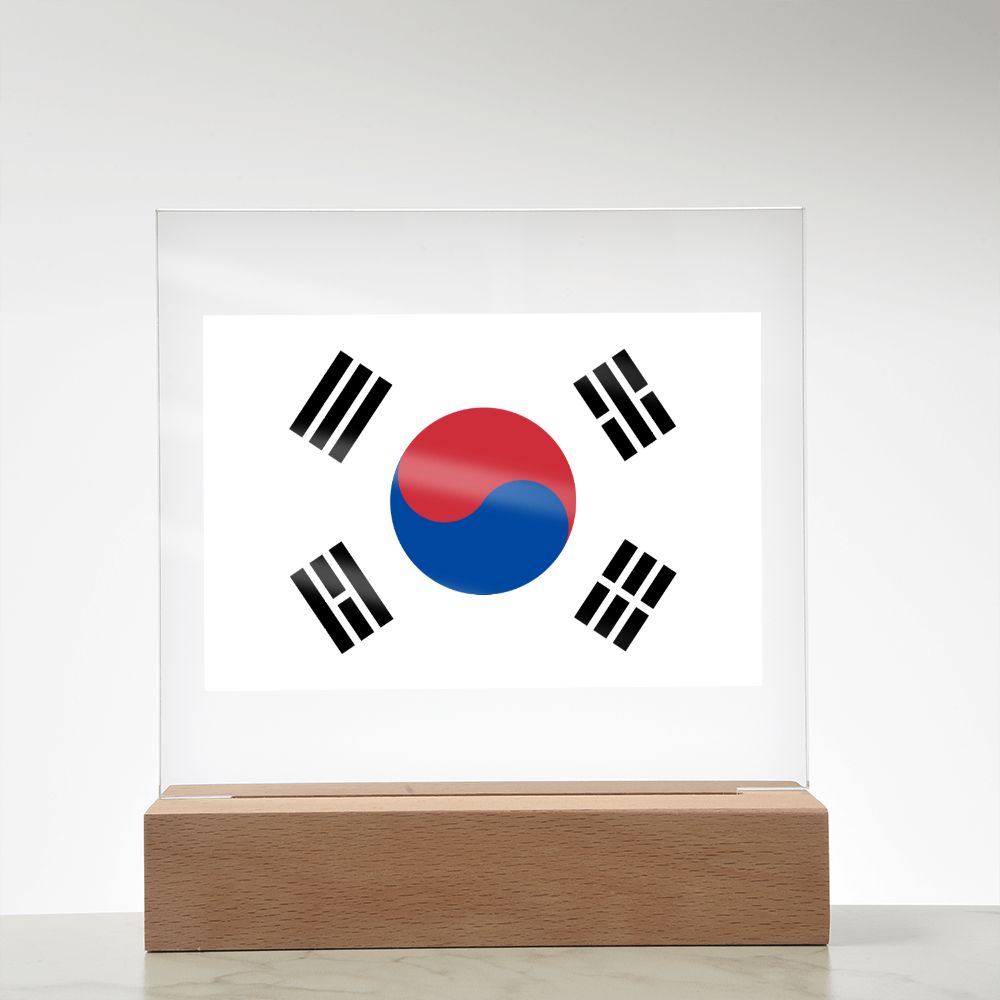 Korean Flag - Square Acrylic Plaque