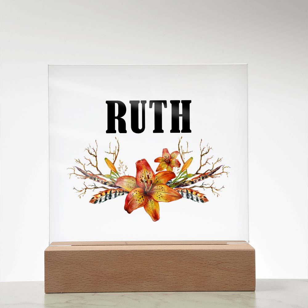 Ruth v3 - Square Acrylic Plaque