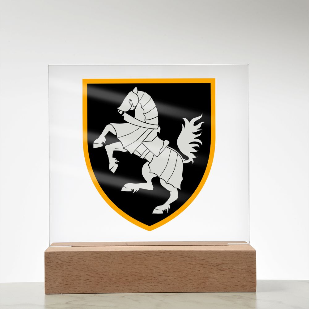 1st Tank Brigade (Ukraine) - Square Acrylic Plaque