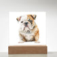 Dog Lover Collection (Watercolor) 09 - Square Acrylic Plaque