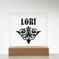Lori v01 - Square Acrylic Plaque