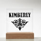 Kimberly v01 - Square Acrylic Plaque