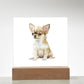 Dog Lover Collection (Watercolor) 05 - Square Acrylic Plaque