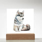Dog Lover Collection (Watercolor) 04 - Square Acrylic Plaque