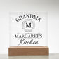 Grandma Margaret's Kitchen - Square Acrylic Plaque