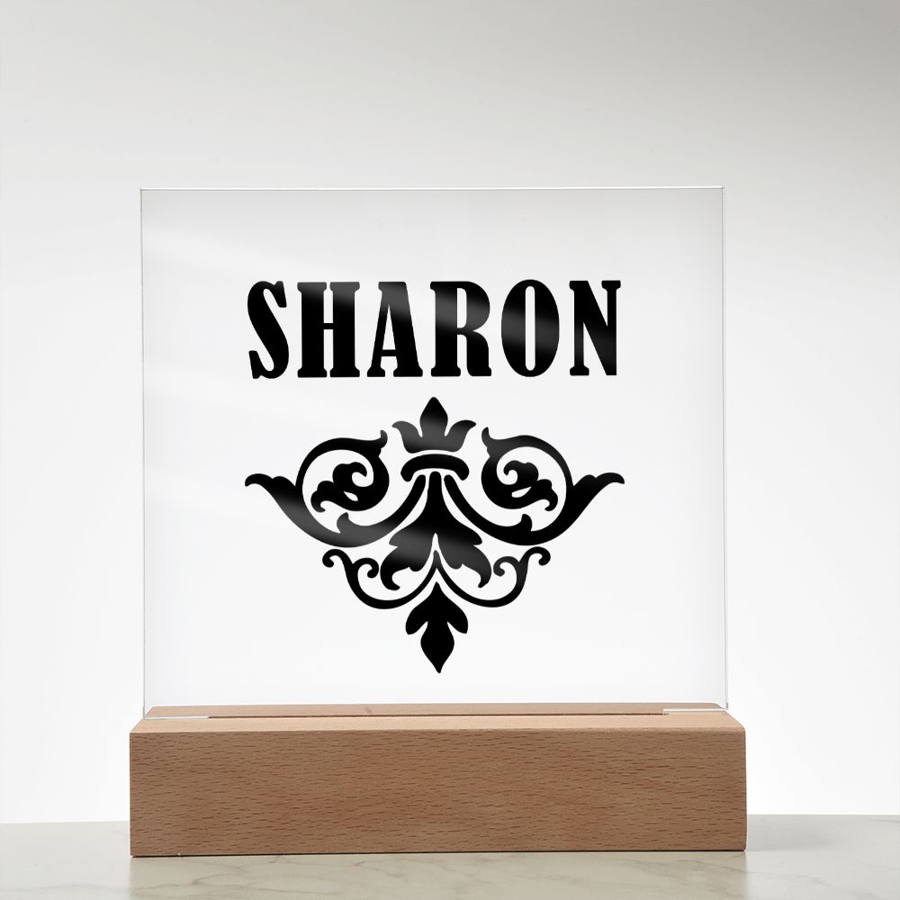 Sharon v01 - Square Acrylic Plaque