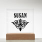 Susan v01 - Square Acrylic Plaque