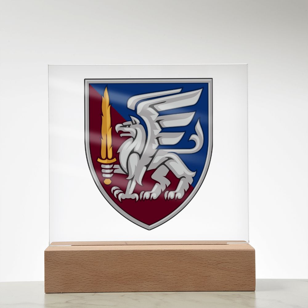 81st Airmobile Brigade (Ukraine) - Square Acrylic Plaque