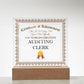 World's Greatest Auditing Clerk - Square Acrylic Plaque