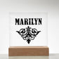 Marilyn v01 - Square Acrylic Plaque