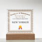 World's Greatest New Yorker - Square Acrylic Plaque