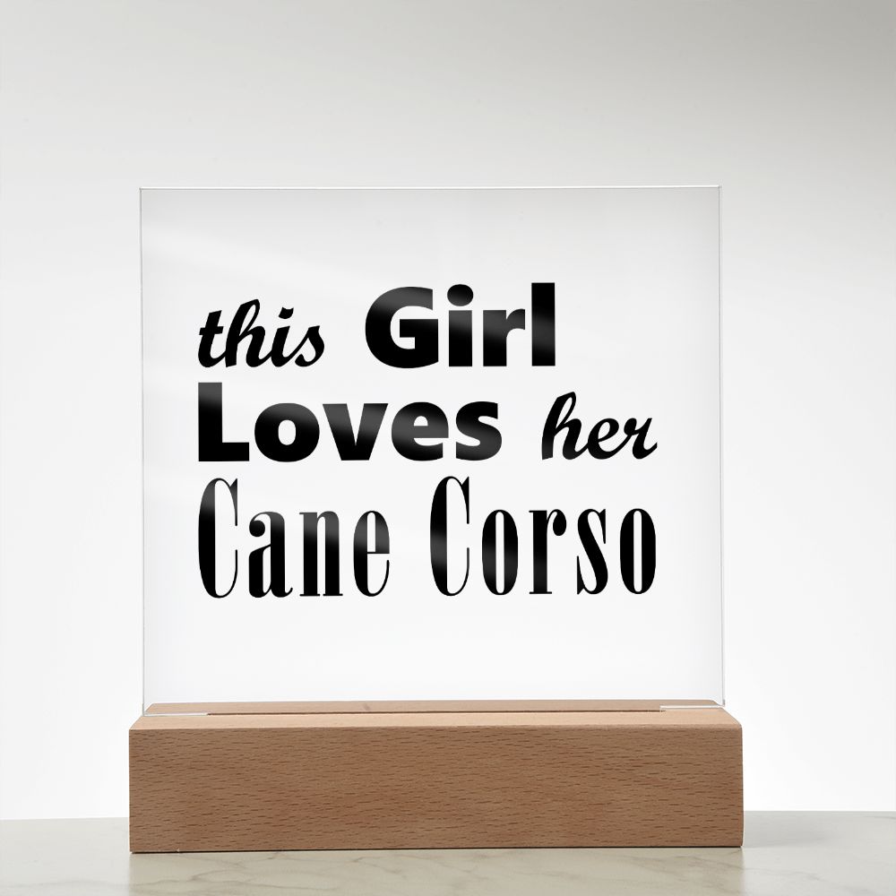 Cane Corso - Square Acrylic Plaque
