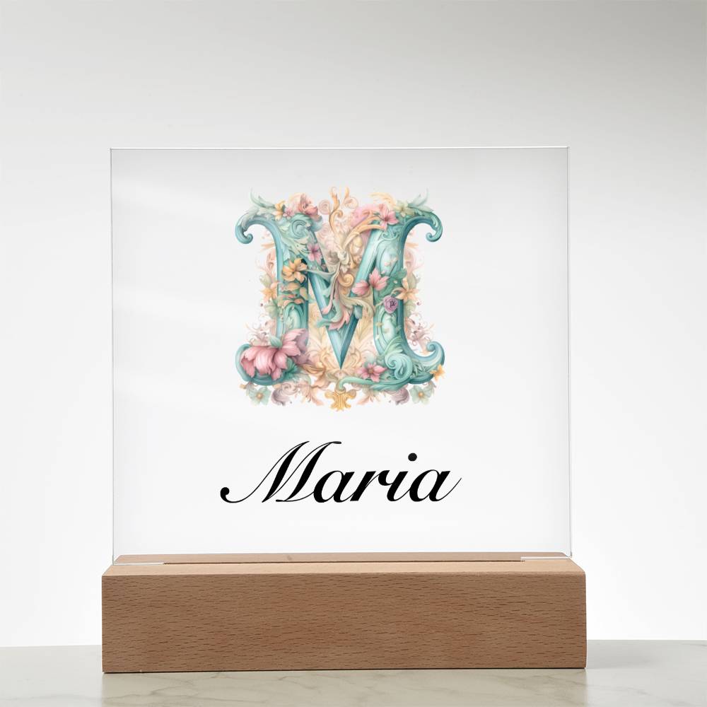 Maria 01 - Square Acrylic Plaque