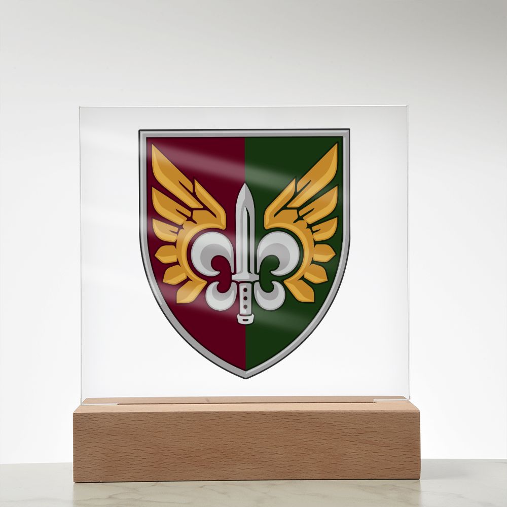 132nd Reconnaissance Battalion (Ukraine) - Square Acrylic Plaque