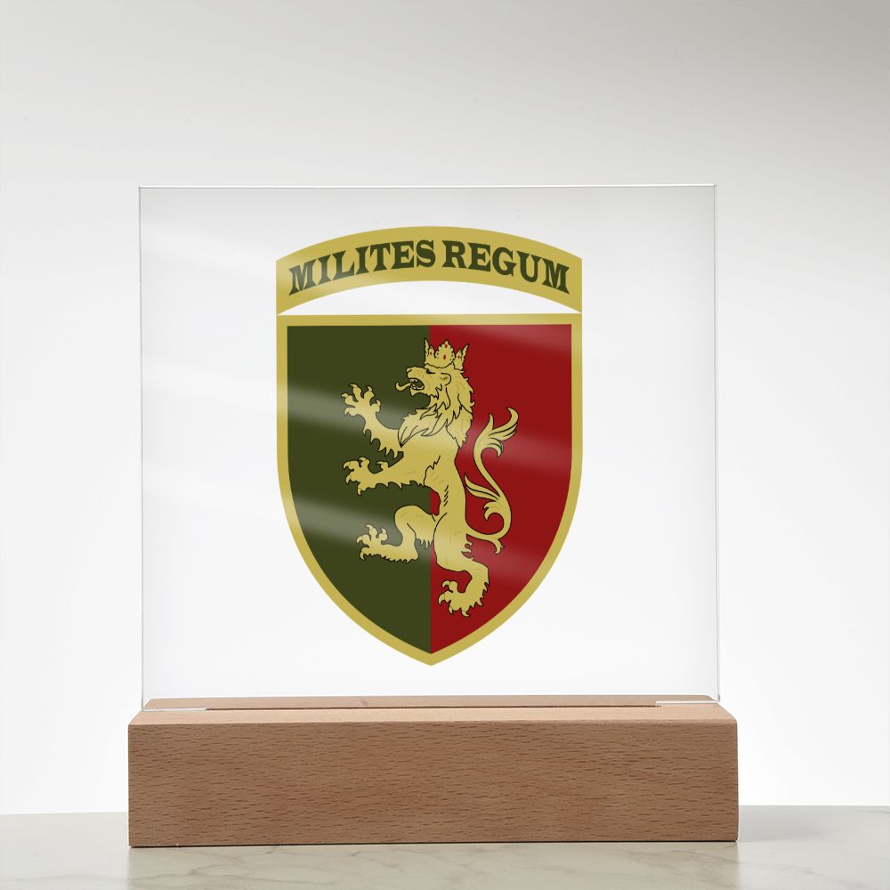 24th Mechanized Brigade (Ukraine) - Square Acrylic Plaque