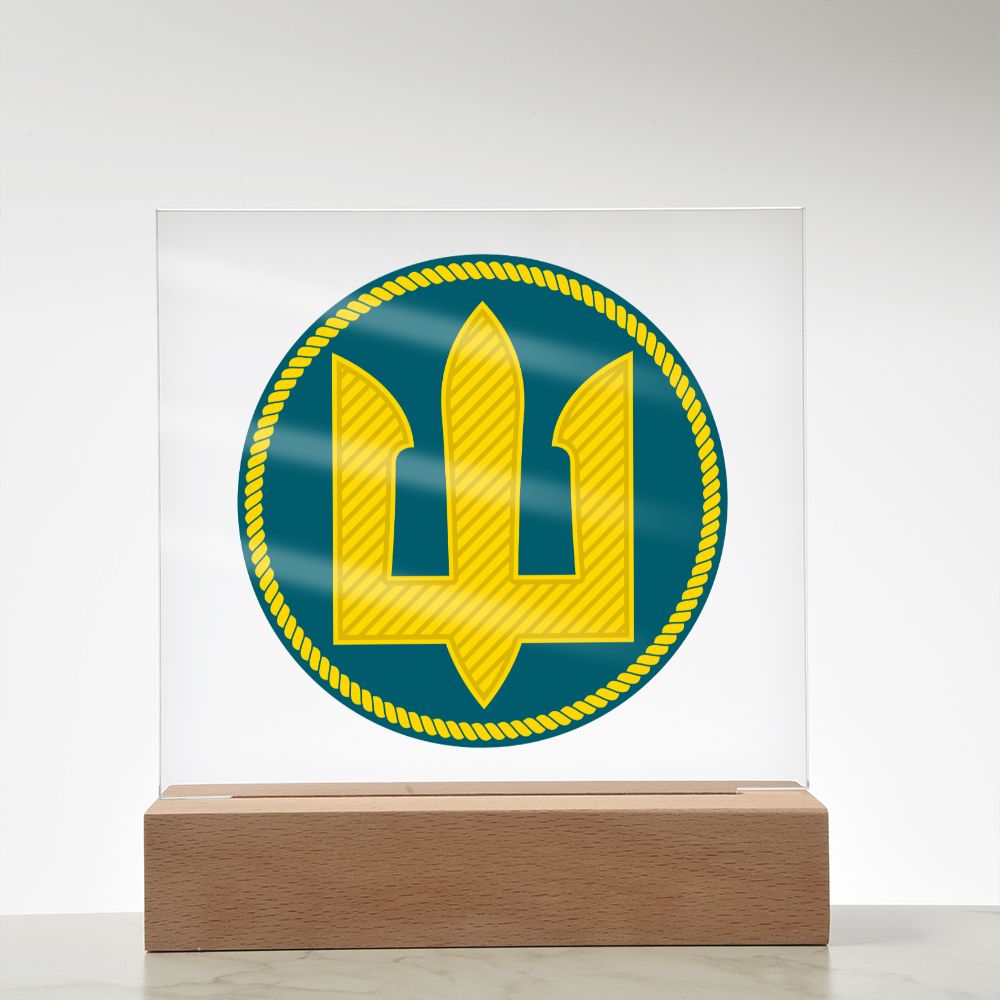 Marine Infantry (Ukraine) - Square Acrylic Plaque