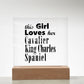 Cavalier King Charles Spaniel - Square Acrylic Plaque