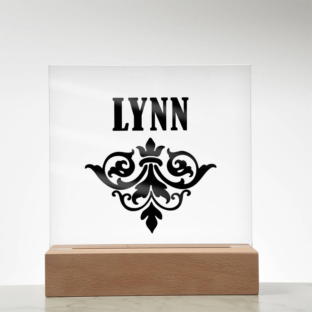 Lynn v01 - Square Acrylic Plaque