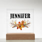Jennifer v3 - Square Acrylic Plaque