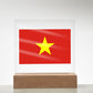Vietnamese Flag - Square Acrylic Plaque