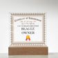 World's Greatest Beagle Owner - Square Acrylic Plaque