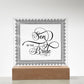 Son of the Bride (Black) - Square Acrylic Plaque