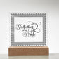Godfather of the Bride (Black) - Square Acrylic Plaque