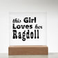 Ragdoll - Square Acrylic Plaque