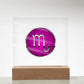 Zodiac Sign Scorpio v2 - Square Acrylic Plaque