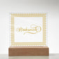 Bridesmade (Gold) - Square Acrylic Plaque