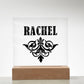 Rachel v01 - Square Acrylic Plaque