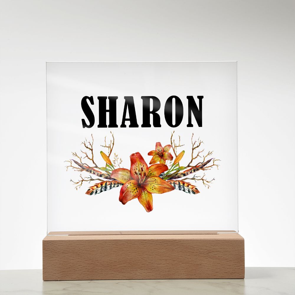 Sharon v3 - Square Acrylic Plaque