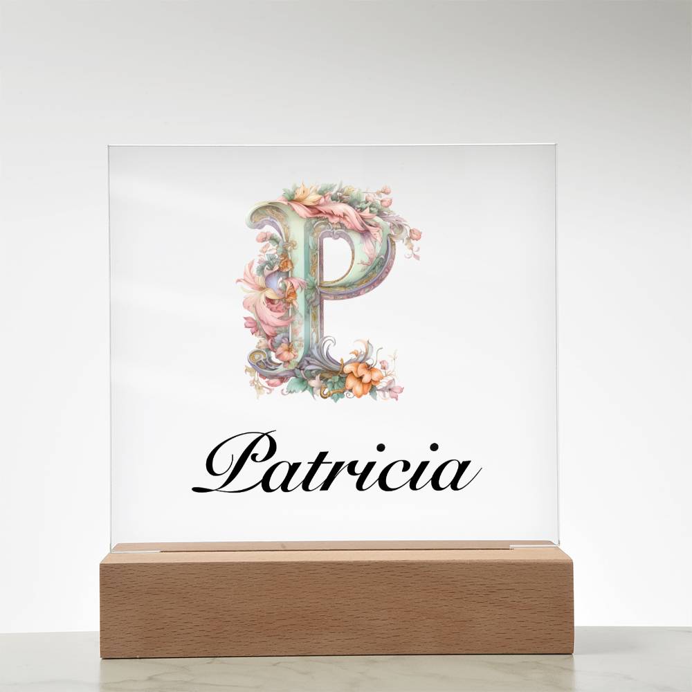 Patricia 01 - Square Acrylic Plaque