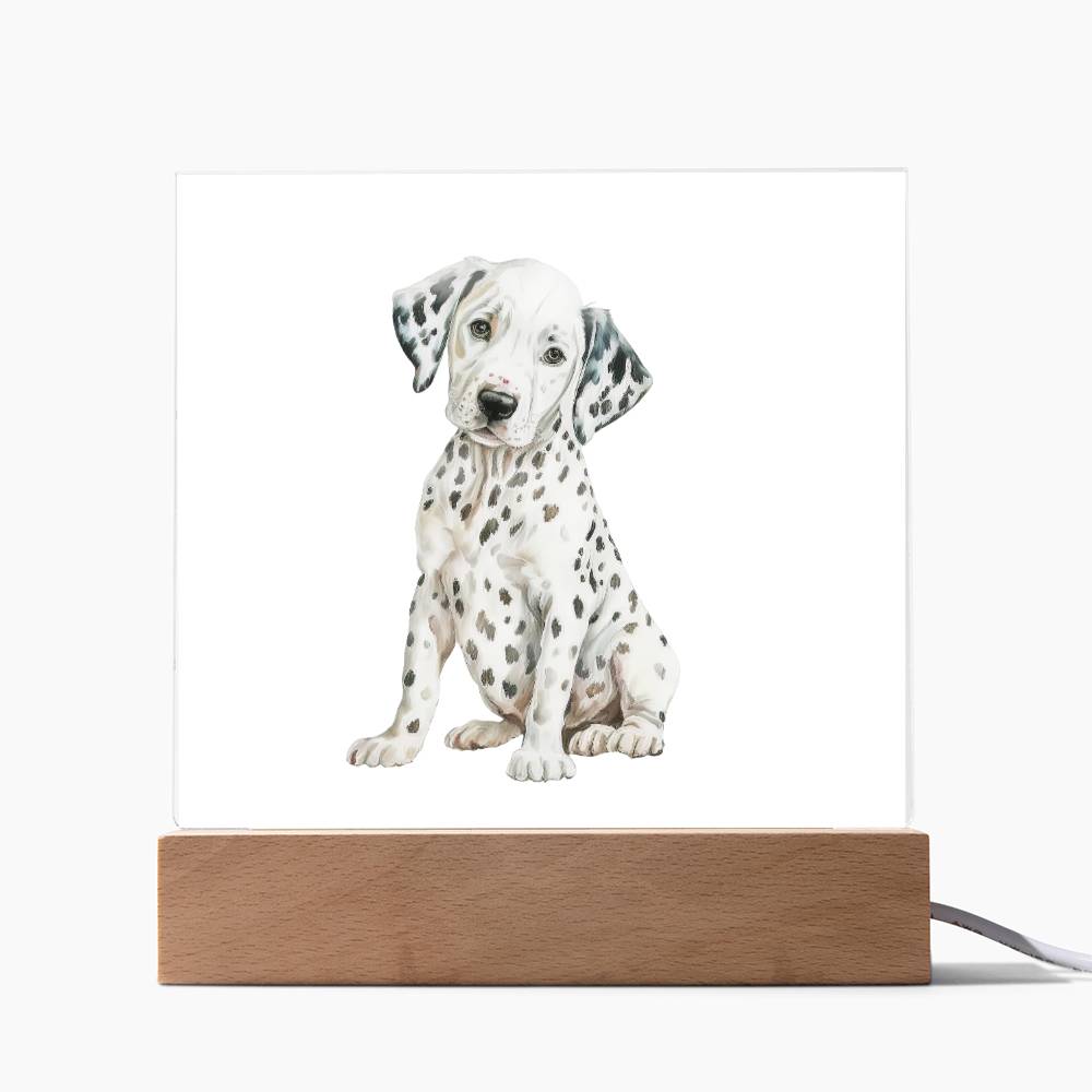 Dog Lover Collection (Watercolor) 08 - Square Acrylic Plaque