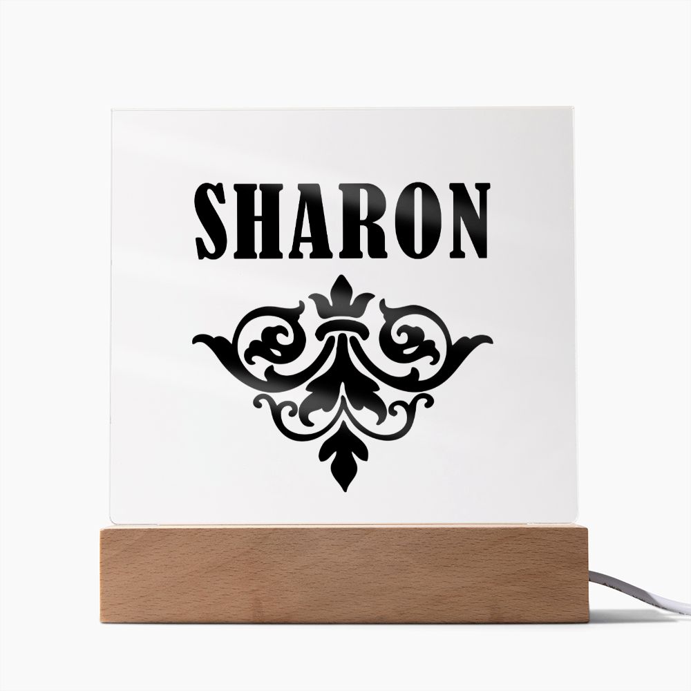 Sharon v01 - Square Acrylic Plaque