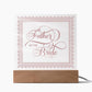 Father of the Bride (Rose) - Square Acrylic Plaque