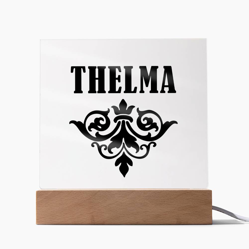 Thelma v01 - Square Acrylic Plaque