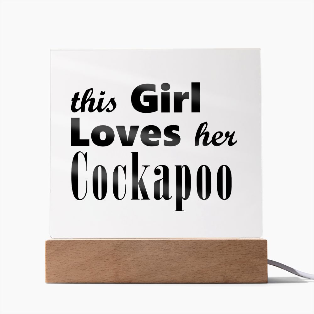 Cockapoo - Square Acrylic Plaque