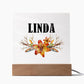 Linda v3 - Square Acrylic Plaque