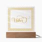 Usher (Gold) - Square Acrylic Plaque