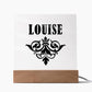 Louise v01 - Square Acrylic Plaque