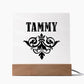 Tammy v01 - Square Acrylic Plaque
