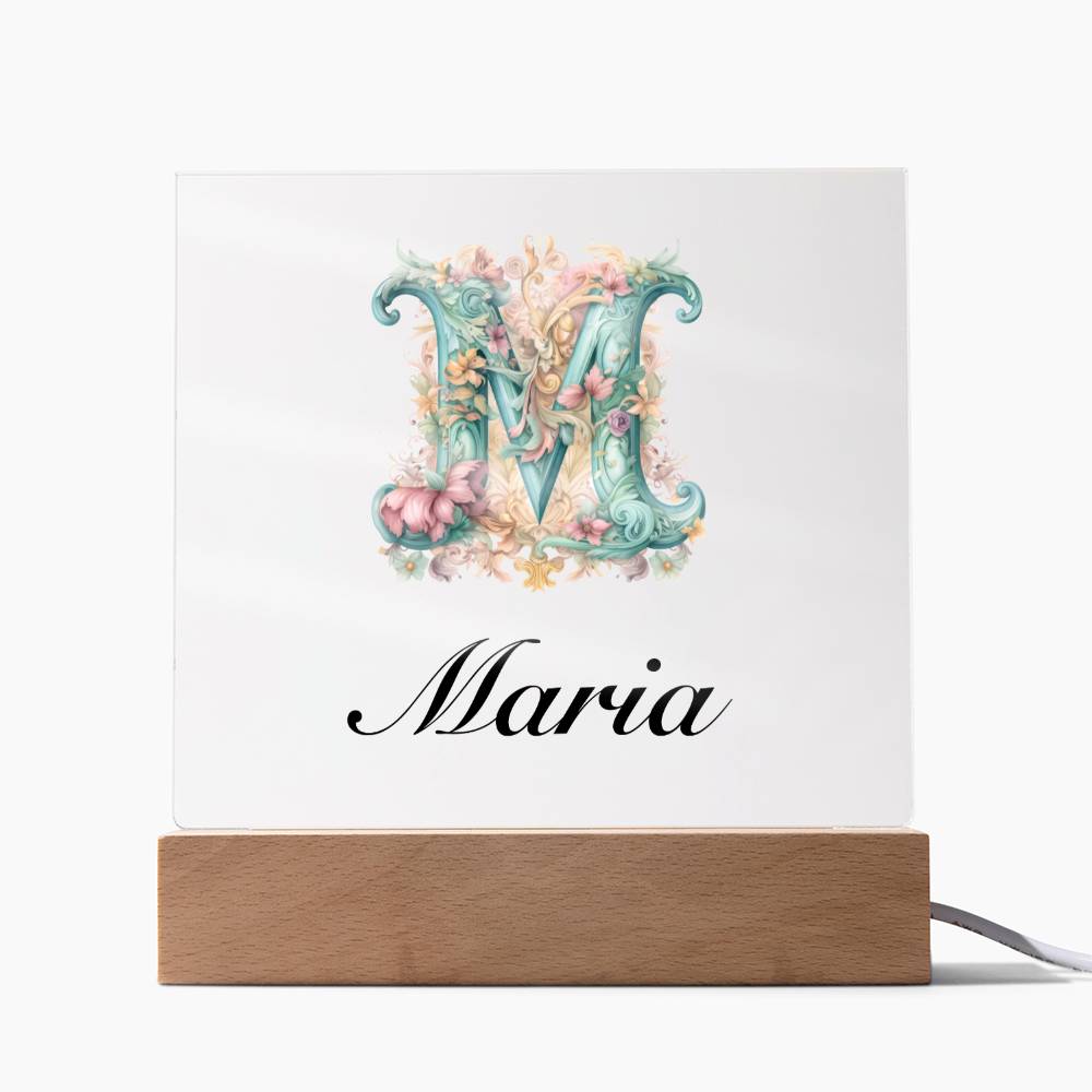 Maria 01 - Square Acrylic Plaque