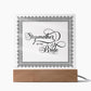 Stepmother of the Bride (Black) - Square Acrylic Plaque
